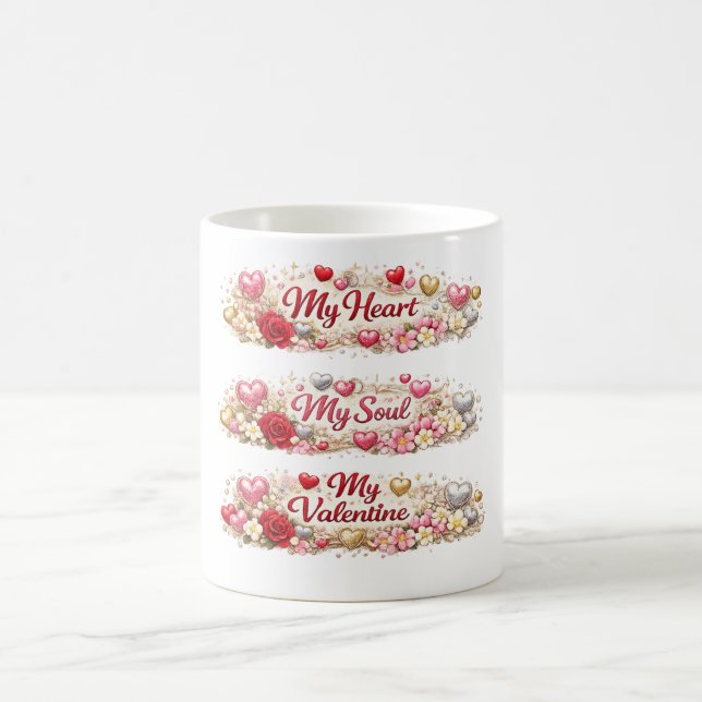 Taza De Café Amor de San Valentín  (Centro)