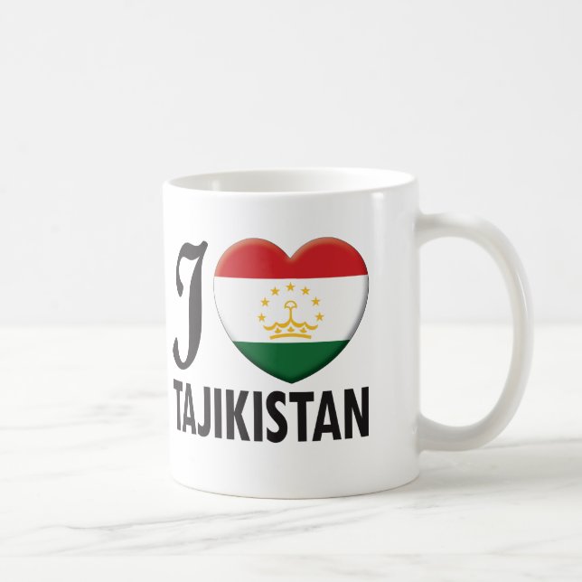 Taza De Café Amor de Tayikistán (Derecha)