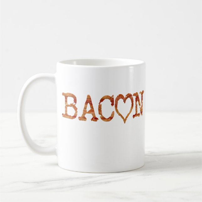 Taza De Café AMOR de tocino (Izquierda)