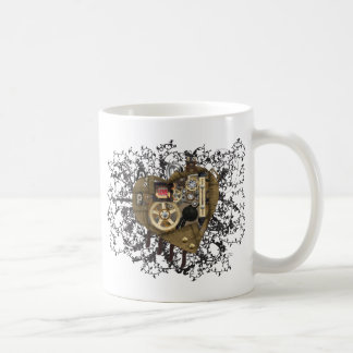 Taza De Café Amor del corazón de Steampunk