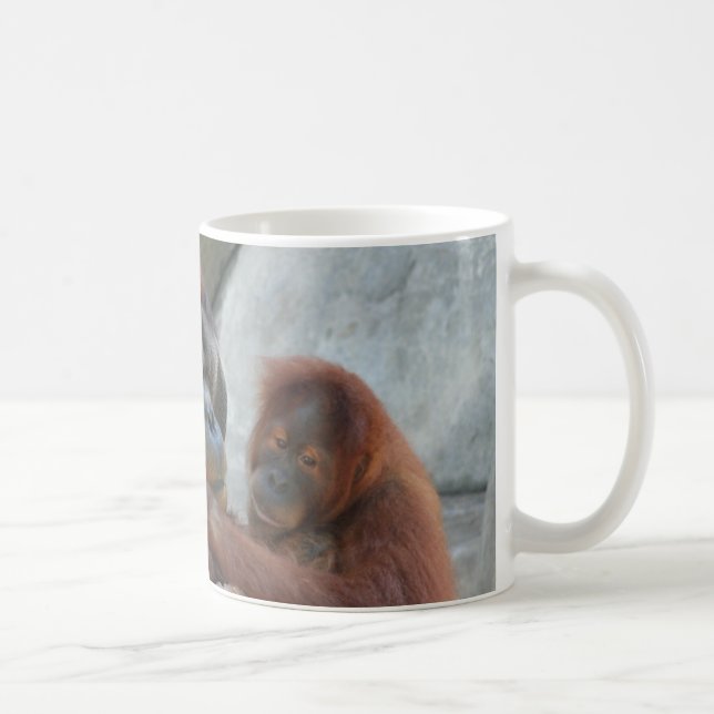 Taza De Café Amor del orangután (Derecha)