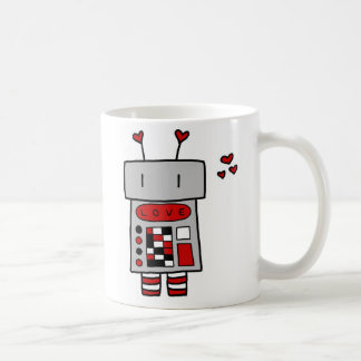 Taza De Café Amor del robot