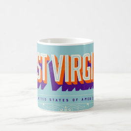 Taza De Café AMOR desde West Virginia  EE. UU.