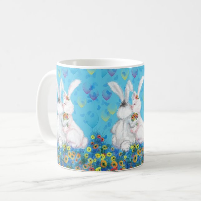 Taza De Café Amor dulce - Beso - Abrazo - (Anverso izquierdo)