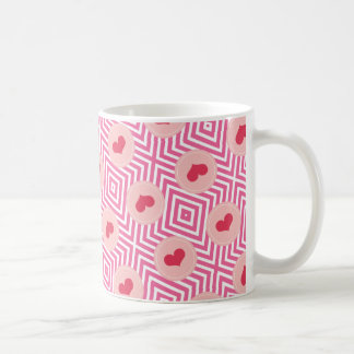 Taza De Café Amor dulce lindo Tiras rosadas El día de San Valen