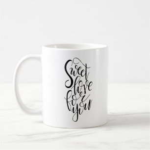 Taza De Café Amor dulce por ti Mug