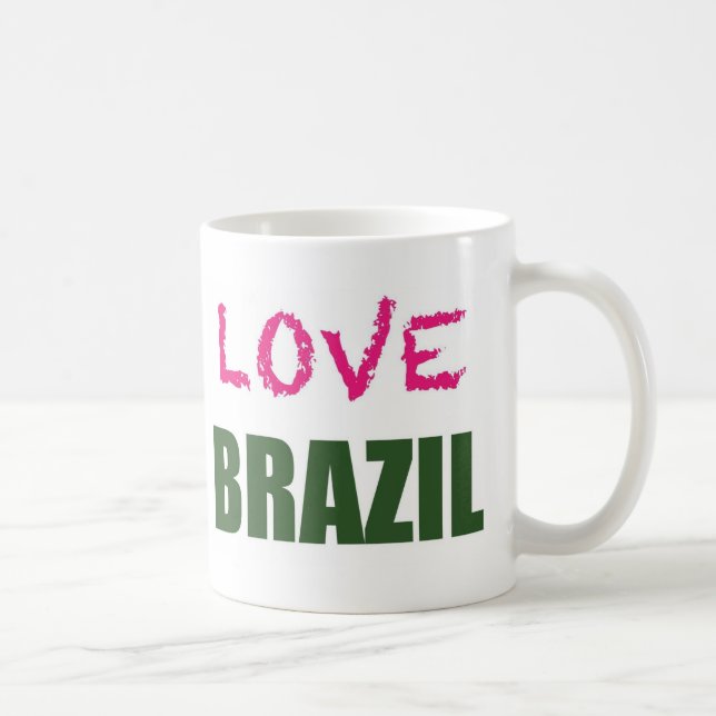 Taza De Café Amor el Brasil (Derecha)
