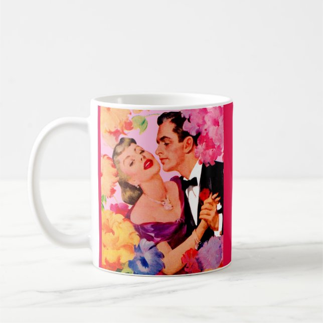 Taza De Café amor en flor (Izquierda)