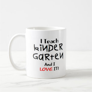 Taza De Café amor en kindergarten