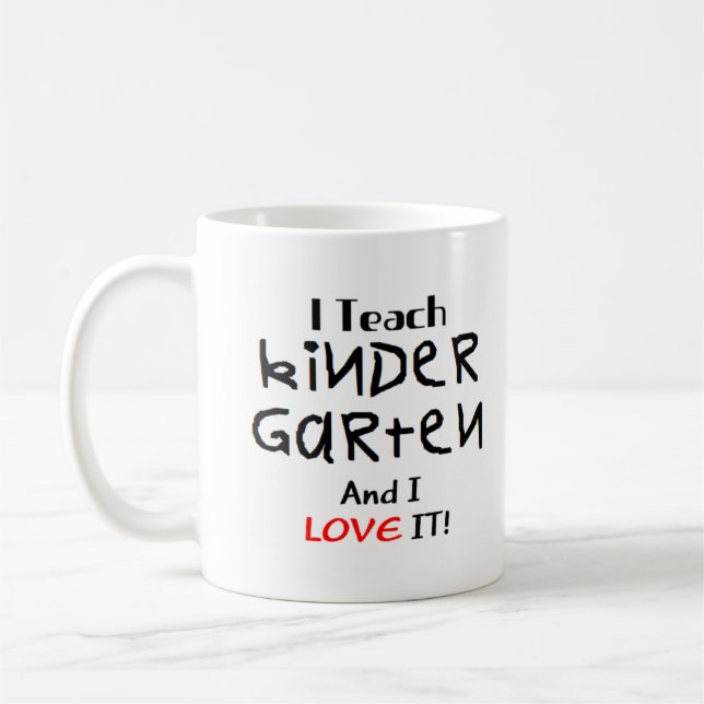 Taza De Café amor en kindergarten (Izquierda)
