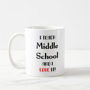 Taza De Café amor en la escuela media