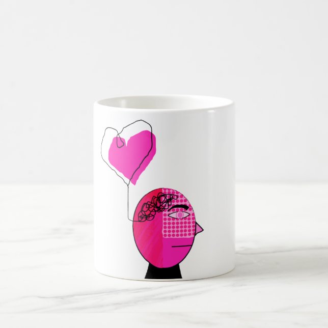 Taza De Café Amor en la mente (Centro)