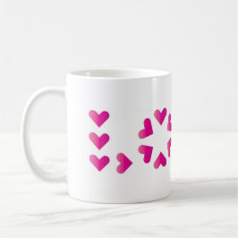 Taza De Café AMOR en los corazones