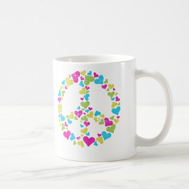 Taza De Café Amor en paz (Derecha)