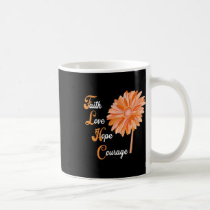 Taza De Café Amor Esperanza Coraje Conciencia sobre Leucemia Am