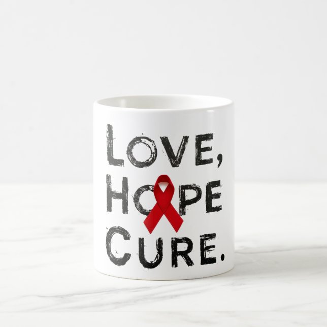 Taza De Café Amor, esperanza, cura (Centro)