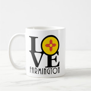 Taza De Café AMOR Farmington Nuevo México 11oz