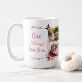 Taza De Café Amor Femenino Abuela Fotocollage Personalizado