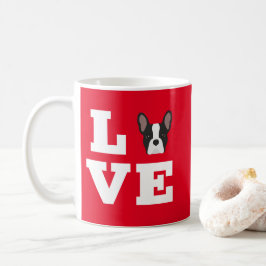 Taza De Café Amor francés | Bulldog francés lindo