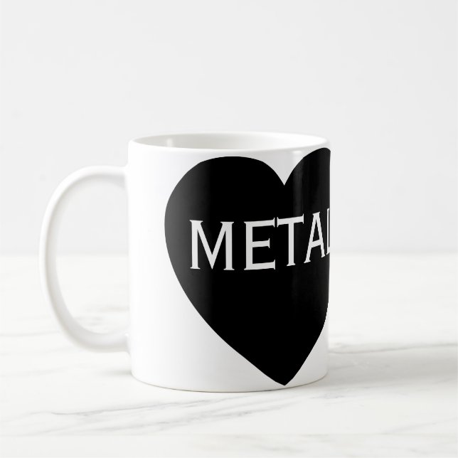 Taza De Café Amor fuerte Metalizado (Izquierda)