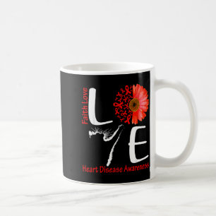 Taza De Café Amor Gato Corazón Fe Esperanza Amor Corazón Enferm