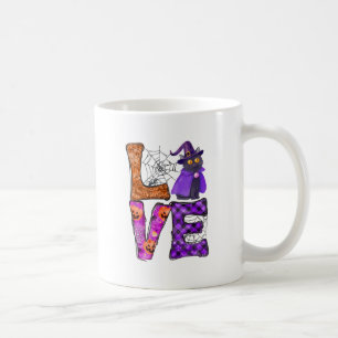 Taza De Café Amor - Gato negro de bruja