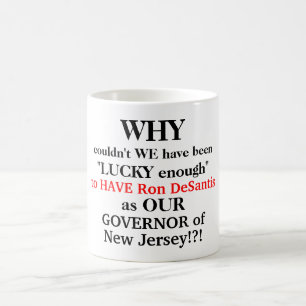 Taza De Café Amor Gobernador DeSantis no Murphy EDITAR NOMBRES