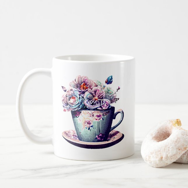 Taza De Café Amor Hermano | Cita de hermana (Con donut)