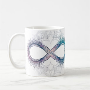 Taza De Café Amor infinito Mandala Clásica Mug - Símbo eterno
