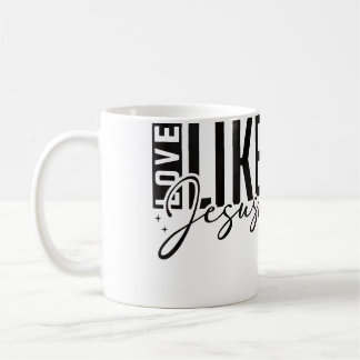 Taza De Café Amor Inspirador Como Jesús Que Anima a Los Cristia