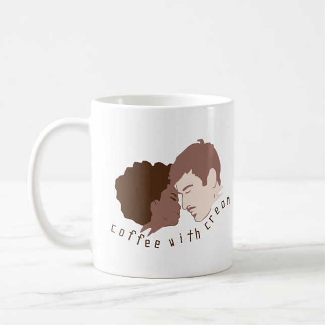 Taza De Café Amor interracial (Izquierda)