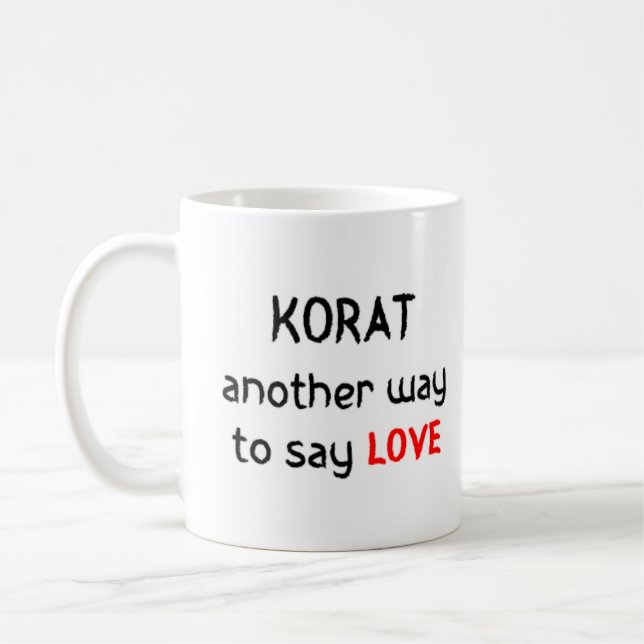 Taza De Café amor korat (Izquierda)