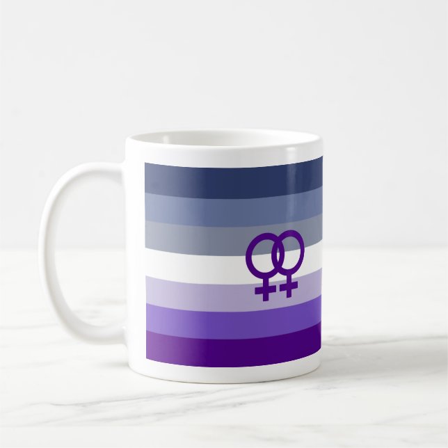 Taza De Café Amor Lésbico Butch Orgullo WLW (Izquierda)