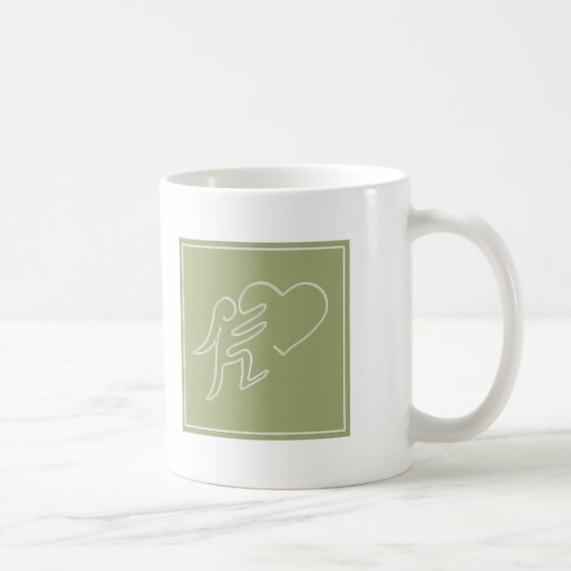 TAZA DE CAFÉ AMOR (LIME) (Derecha)