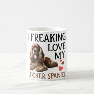 Taza De Café Amor lindo mi perro Cocker Spaniel