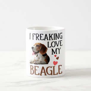 Taza De Café Amor lindo Perro beagle