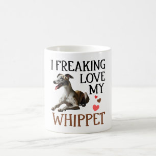 Taza De Café Amor lindo, perro de mi Whippet