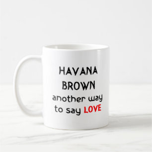 Taza De Café amor marrón havana