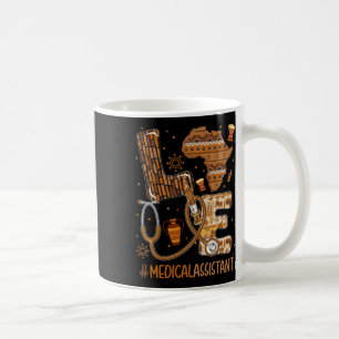 Taza De Café Amor Médico Istant Costume Afro Black History Pro