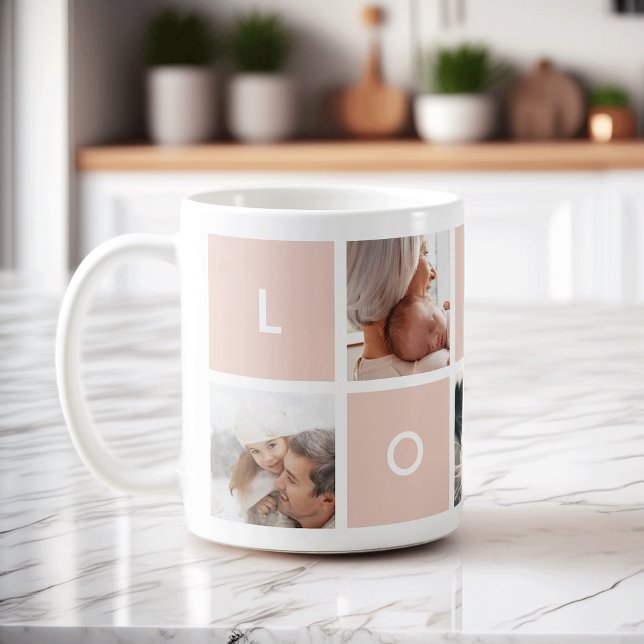 Taza De Café Amor moderno | Collage de fotos Mug (Subido por el creador)