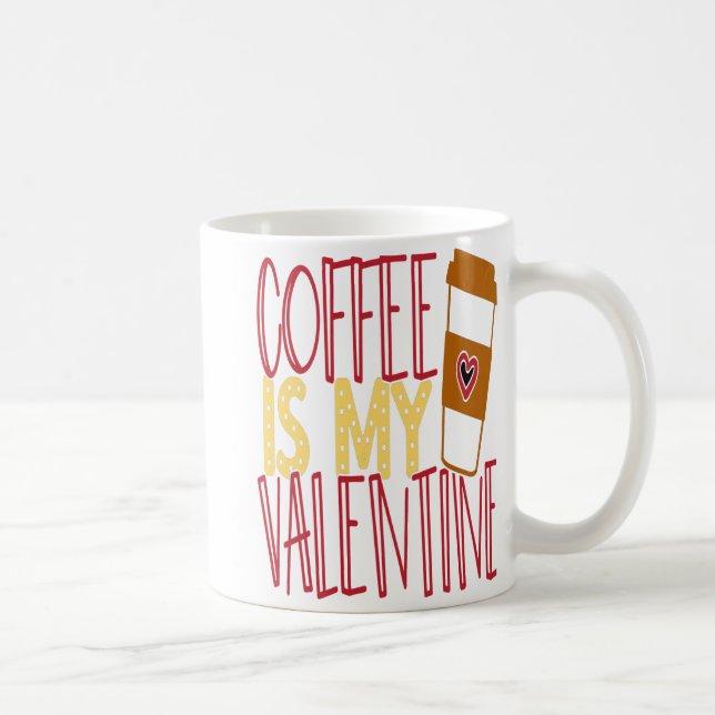 Taza De Café Amor moderno de San Valentín (Derecha)