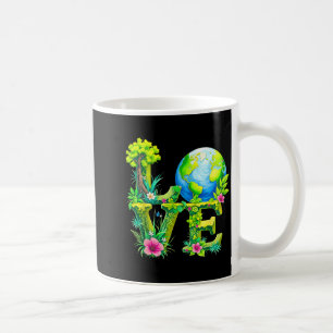 Taza De Café Amor mundo día de la tierra 2026 animal ambiental