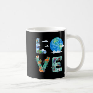 Taza De Café Amor mundo día de la tierra 2026 animal ambiental