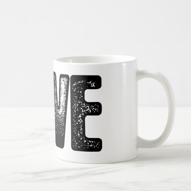 Taza De Café Amor - negro (Derecha)