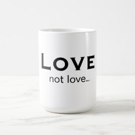 Taza De Café Amor no amor