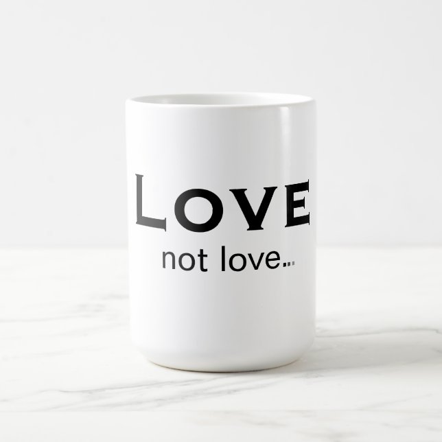 Taza De Café Amor no amor (Centro)