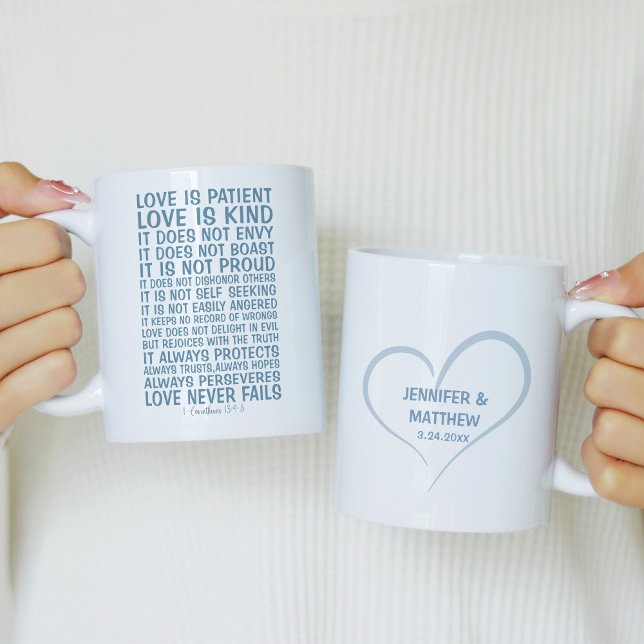 Taza De Café Amor Nunca Falla Personalizado (Subido por el creador)