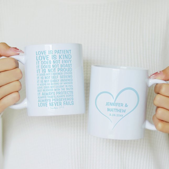 Taza De Café Amor Nunca Falla Personalizado (Subido por el creador)