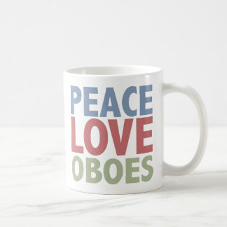 Taza De Café Amor Oboes de la paz