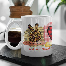 Taza De Café Amor Paz Caniche Mascota Amante de la Raza de Perr